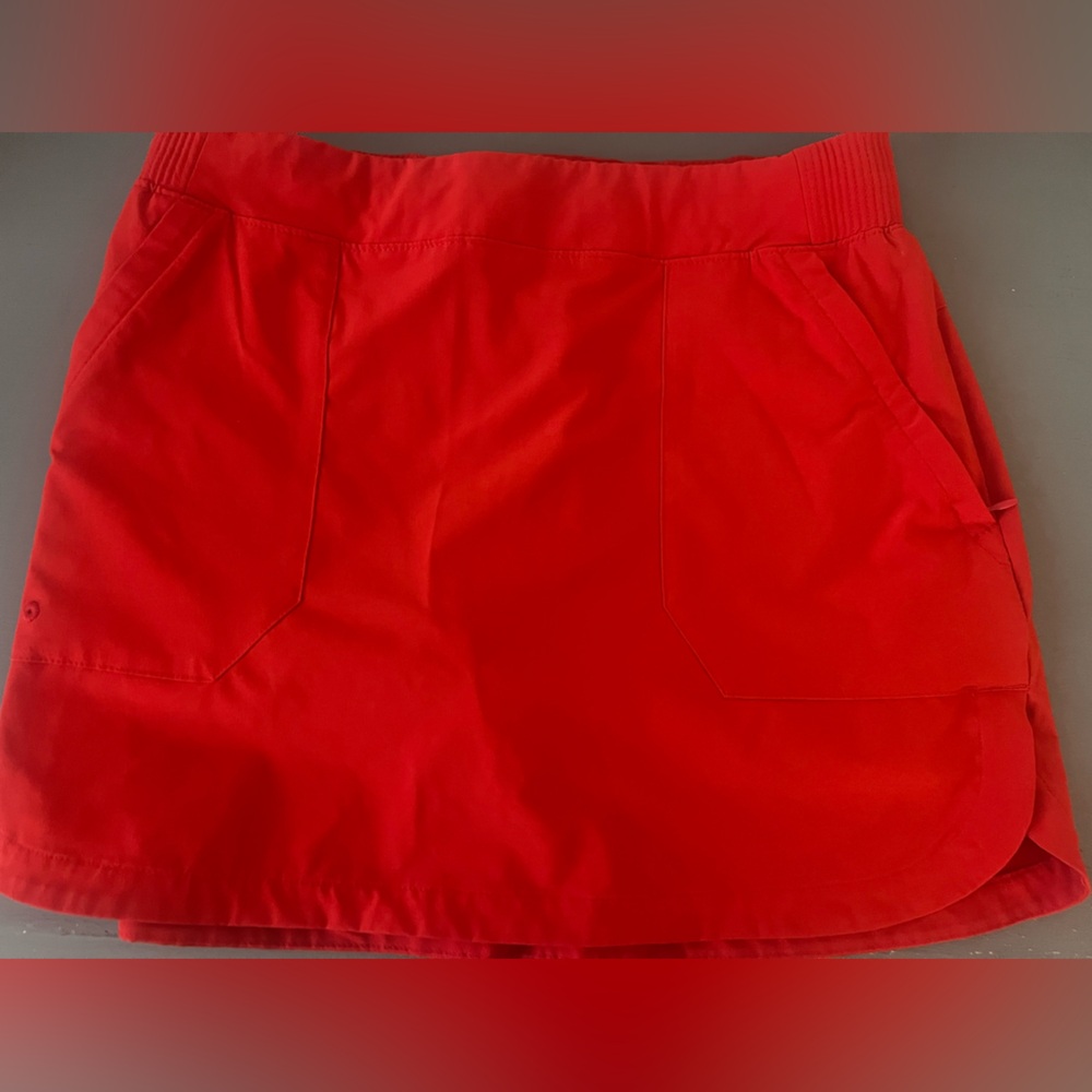 Columbia Red Active Skort